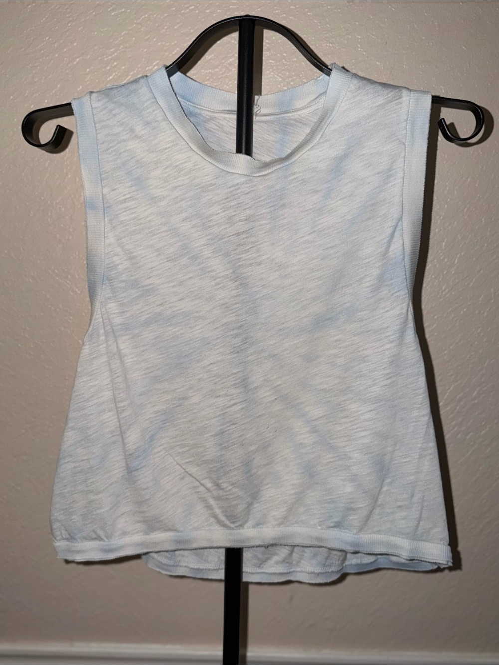 FP Movement by Free People Pale Blue Ribbed Muscle Tank